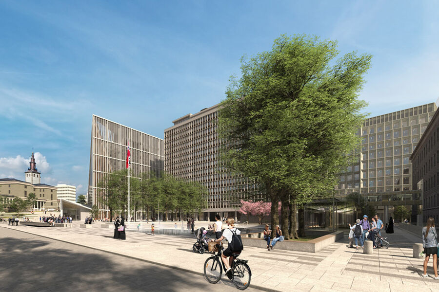 Illustrasjon: Statsbygg, Team Urbis, Nordic Office of Architecture Selma Klein
