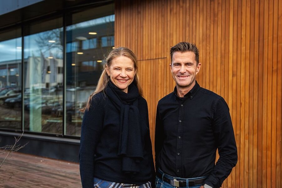 Stine Ramstad Westby og Per Arve Ekle. Foto: GK.