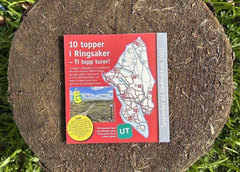 ti topper ringsaker, tur, friluftsliv