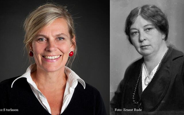 Bilde av Kristin Brandtsegg Johansen og Sigrid Undset