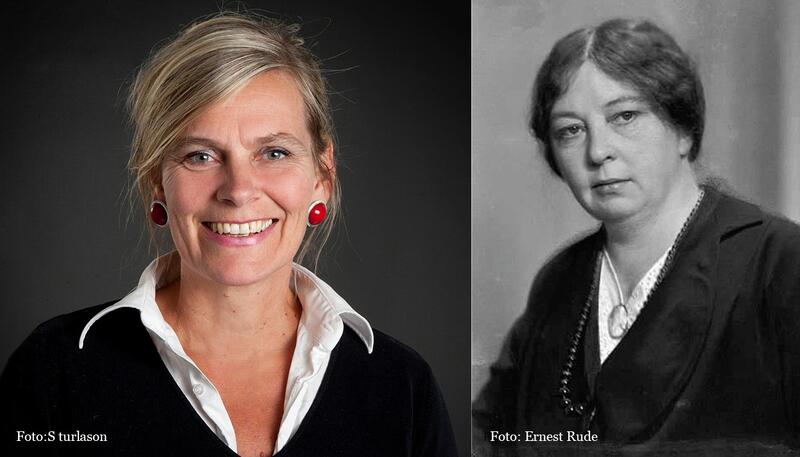 Bilde av Kristin Brandtsegg Johansen og Sigrid Undset