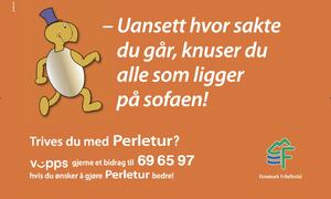 Vipps - opp av sofaen