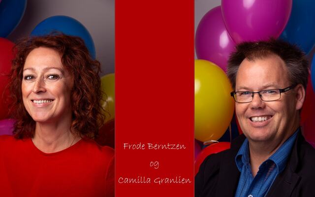 bilde av Camilla Granlien og Frode Berntzen. Foto: Ingvild Skeie Ljones