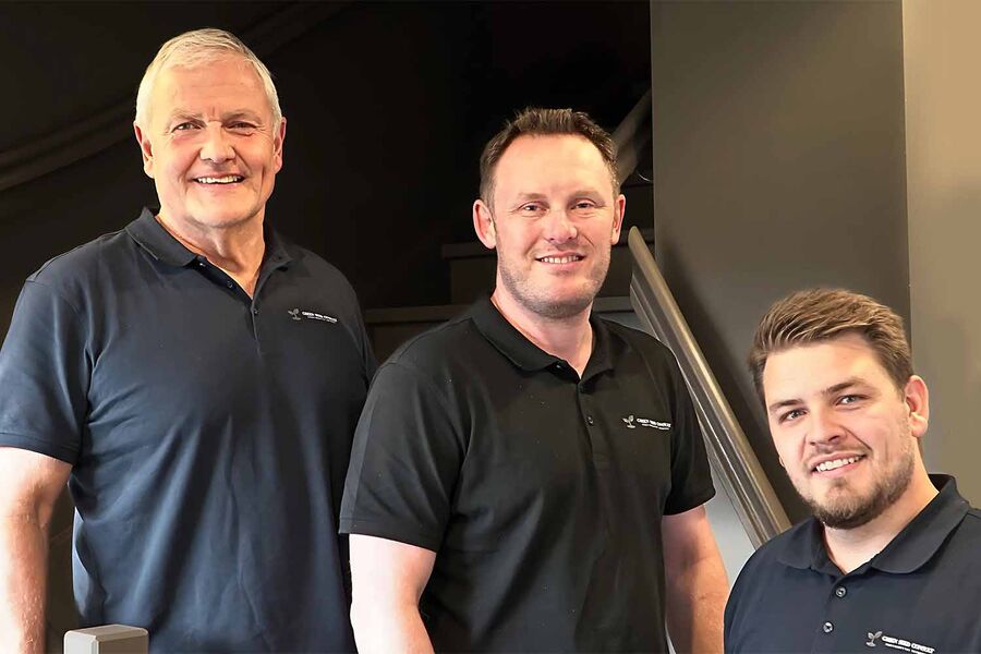 Drivkreftene bak Green Seed Consult: Fra venstre: Stein Håkon Glosli, Thomas Lillerud og Sebastian Glosli.