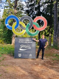 Olympics 1984 at Trebević Mountain in Sarajevo in Bosnia and Herzegovina