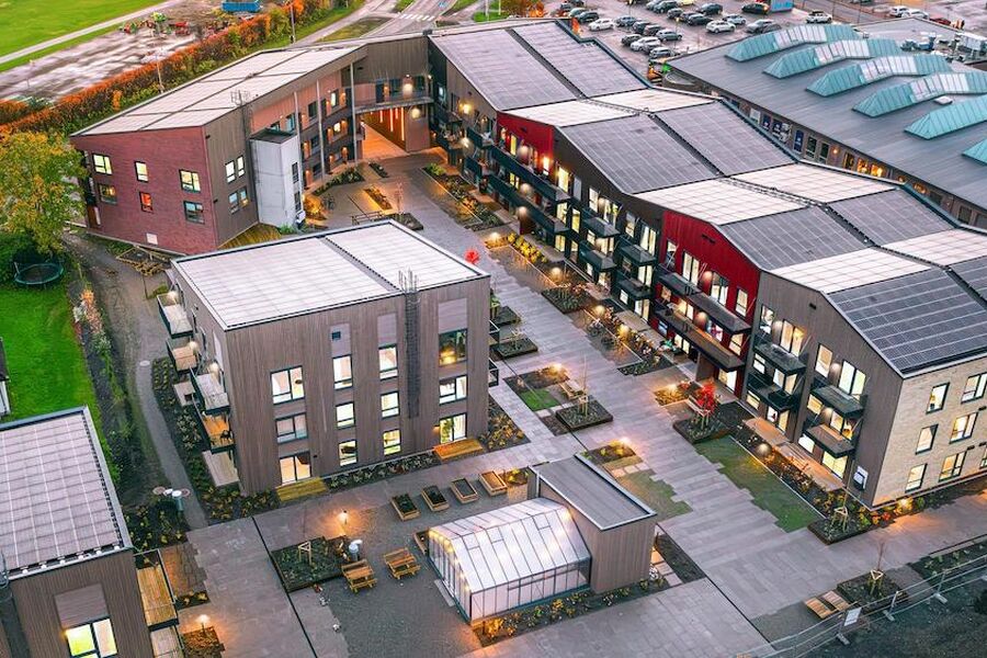 Boligprosjektet Gartnersletta i Trondheim. Foto: Skanska