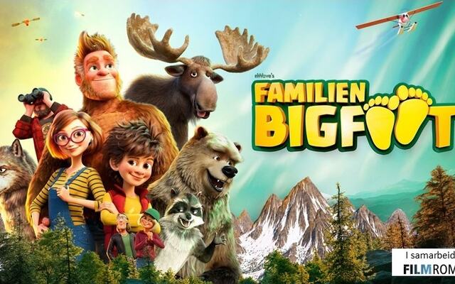 bilde av omslaget til filmen Familien Bigfoot