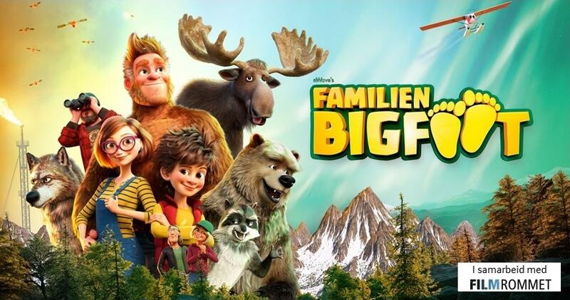 bilde av omslaget til filmen Familien Bigfoot