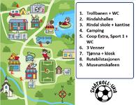 Kart rindal sentrum