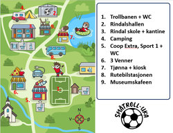 Kart rindal sentrum