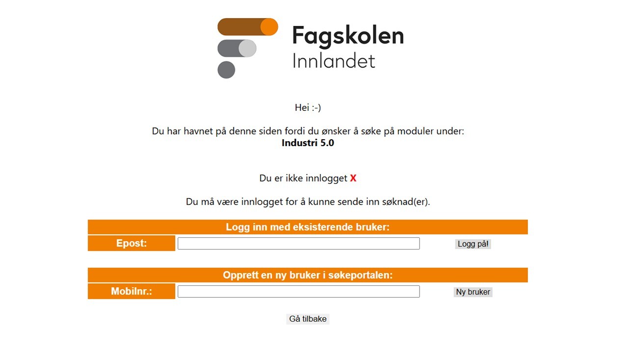 tekst på hvordan skjermbildet ser ut