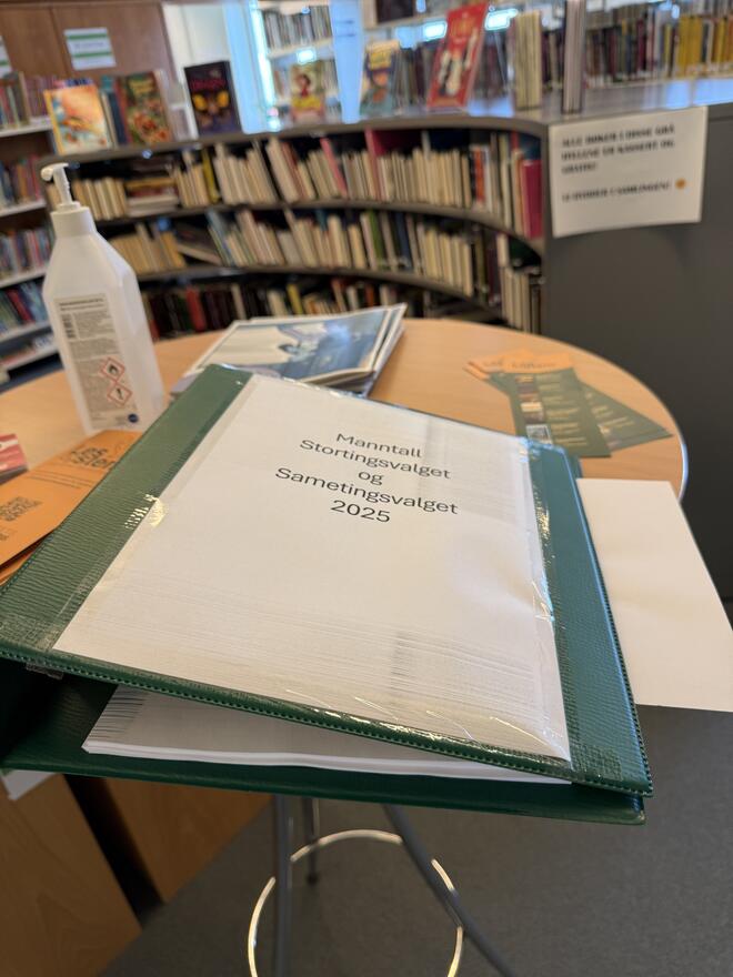 Manntall for Stortingsvalg og Sametingsvalg 2025