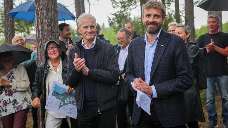 Foto av statsminister og helseminister
