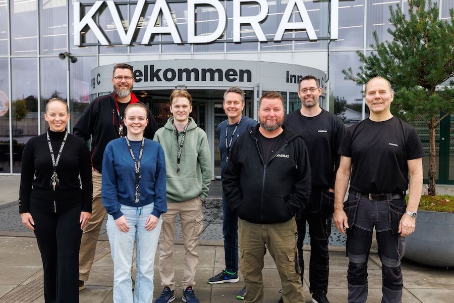 Driftsteamet på Kvadrat kjøpesenter i Sandnes Driftsteamet på Kvadrat kjøpesenter i Sandnes