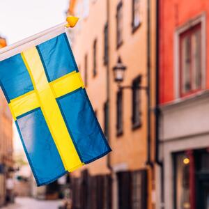 svens balkongflagg i bygate