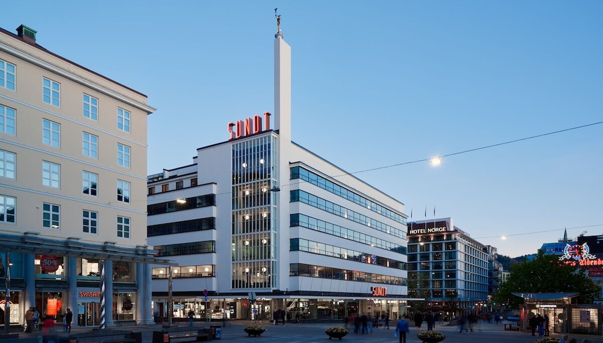 Fasade Sundt 40 Foto: DNB Næringseiendom Fasade Sundt 40 Foto: DNB Næringseiendom