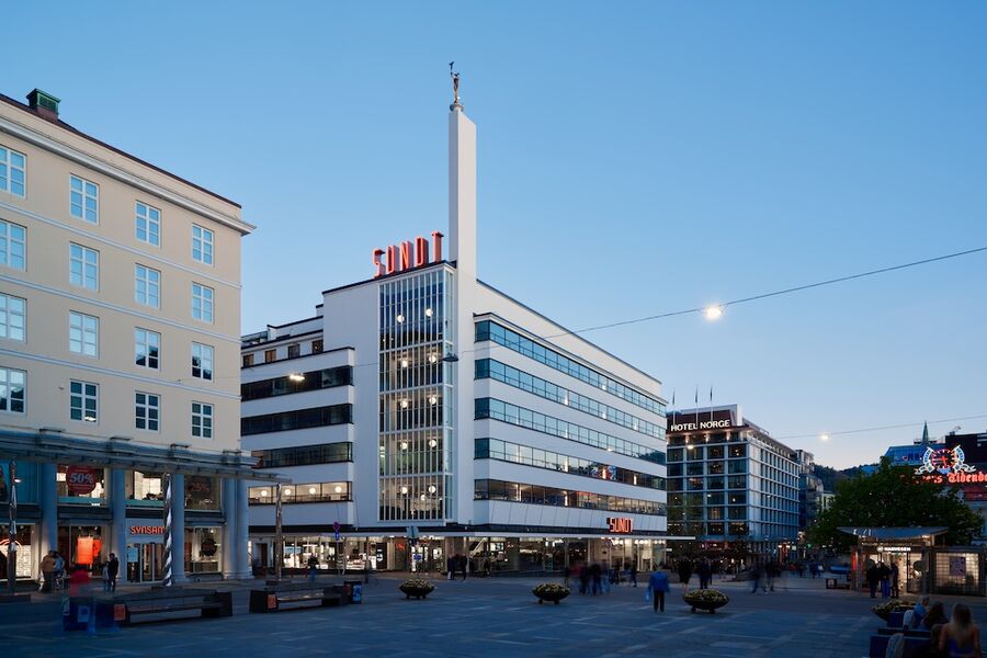 Fasade Sundt 40 Foto: DNB Næringseiendom