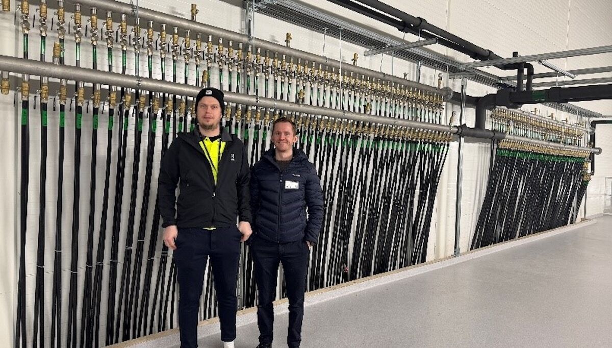 Prosjektleder VVS Mikael Gunnarson og avdelingsleder Rør Service Gaute Tveit. Foto: Bravida Prosjektleder VVS Mikael Gunnarson og avdelingsleder Rør Service Gaute Tveit. Foto: Bravida