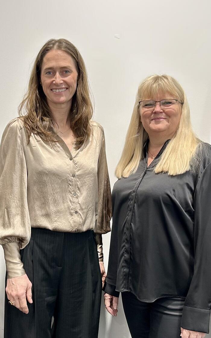 SENTRALE. Faglig leder Tone Stokkereit Mattsson (til venstre) og daglig leder Siri Wennberg er sentrale i arbeidet med hørselsregisteret for barn. Foto. Privat