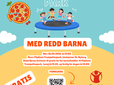 Trampolinepark med Redd Barna