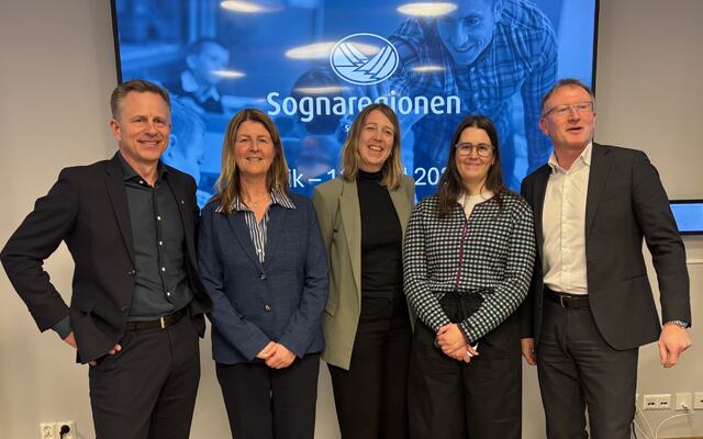 Bilete av deltakarar frå Vestland fylkeskommune på Sognatinget