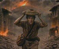 Pompei man escape AI video