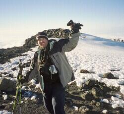 On the top of Kilimanjaro, Tanzania, Africa