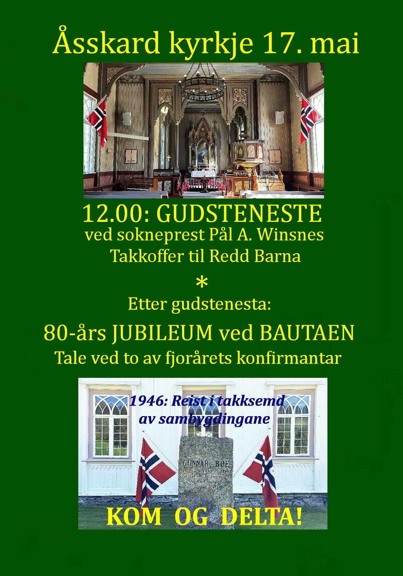 Plak Åssk 17 mai 26