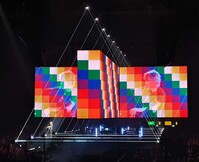 Roger Waters from This Is Not a Drill concert at Fornebu Arena in Oslo, Norway, on the 11th April 2023. 