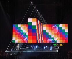 Roger Waters from This Is Not a Drill concert at Fornebu Arena in Oslo, Norway, on the 11th April 2023.