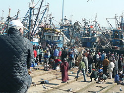 Casablanca,fishermen,harbour,seafront,boats